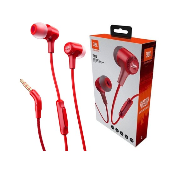 JBL EARPHONES HARMAN E15 IN-EAR RED